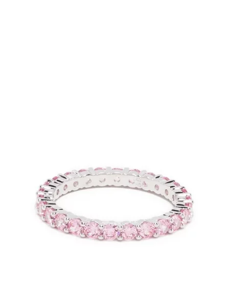 Inel Swarovski argintiu