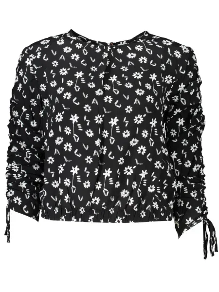 Koszula Desigual z długim rękawem czarna