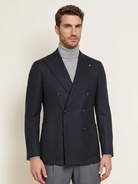 Tagliatore Sako Extra Slim Fit tmavě modrá