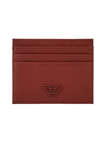 Portfel Emporio Armani pomarańczowy