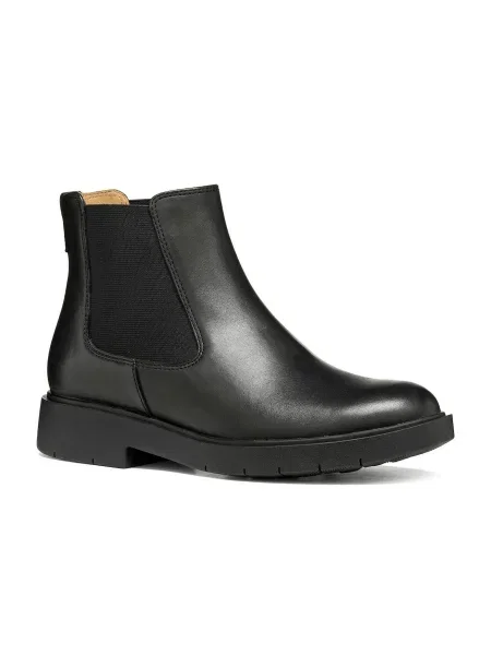 GEOX Ghete chelsea D SPHERICA B' negru
