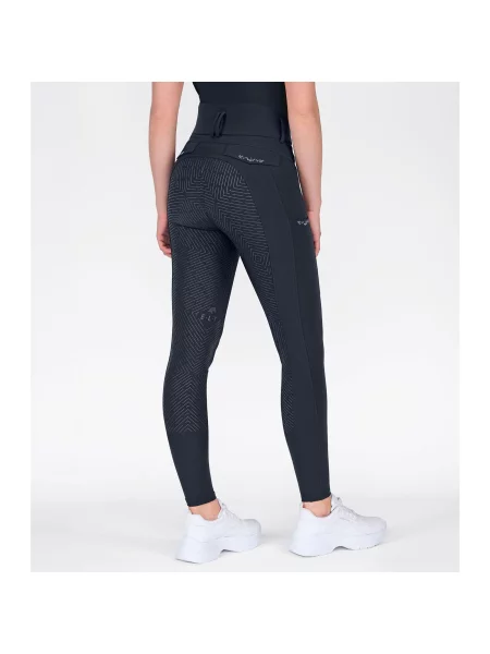 Spodnie jeździeckie o pełnej przyczepności ELT Comfort Ride Glam niebieskie