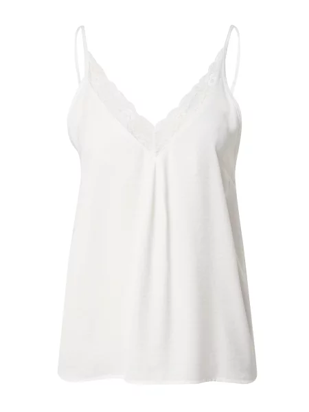 VILA Bluză Cava' alb