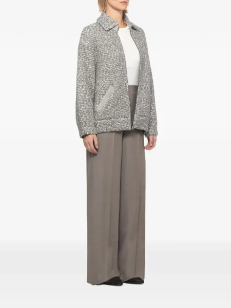 Geacă D.exterior cu paiete din tweed gri