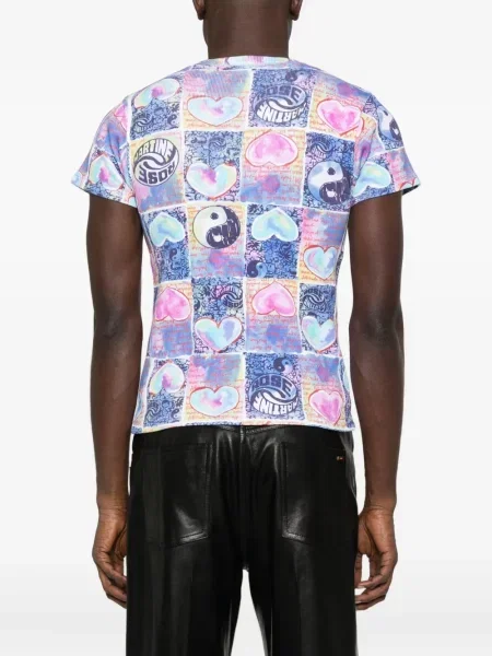 Tricou Martine Rose cu imagine albastru