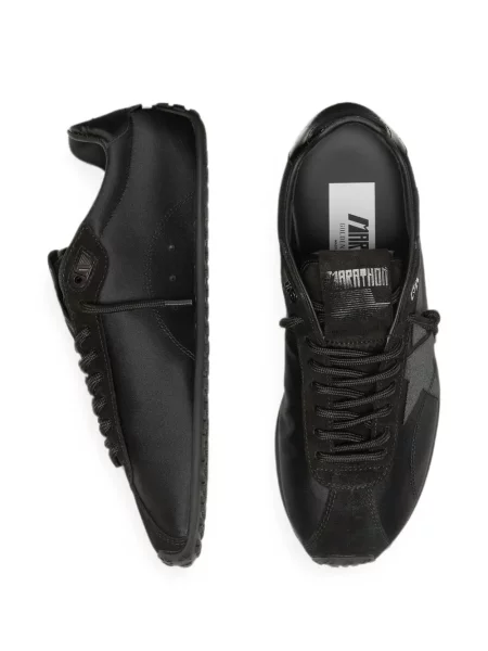 Top Golden Goose din piele de căprioară negru