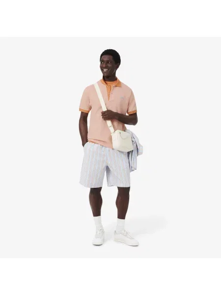 Lacoste Koszulka Polo Classic Fit pomarańczowa