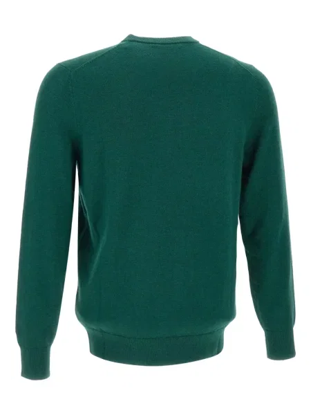 Pulover Mc2 Saint Barth cu decolteu rotund verde