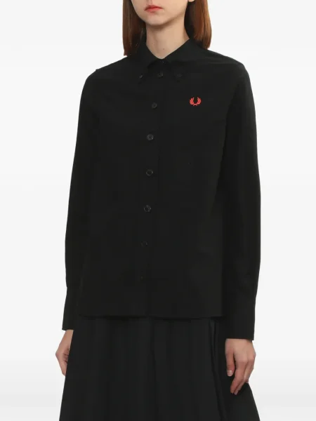 Cămașă Fred Perry cu broderie negru