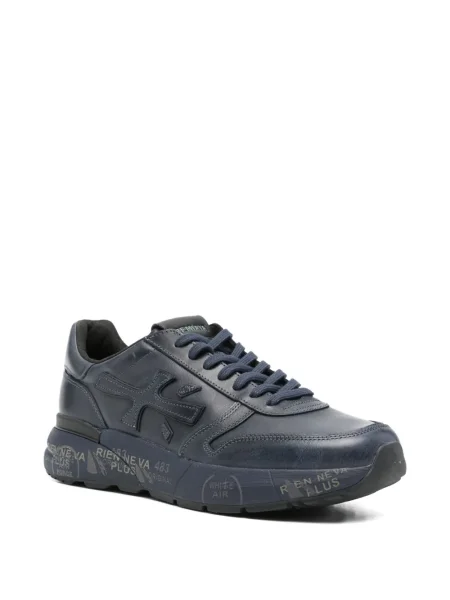 Fűzős csipkés sneaker Premiata kék