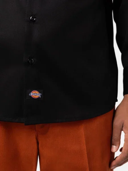 Рубашка Dickies с длинным рукавом черная