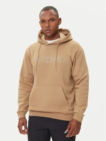 Adidas Pulóver Terrex Multi Large Logo bézs