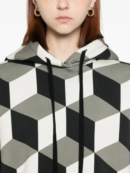 Hanorac cu glugă Cynthia Rowley verde