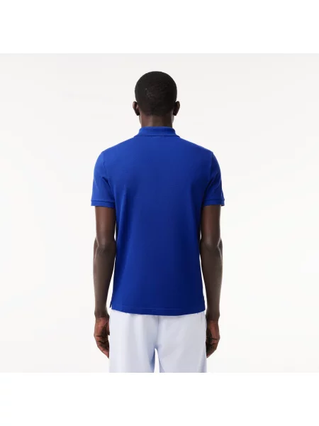Поло Lacoste синее
