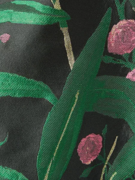 Pantaloni scurți La Doublej cu model floral cu imagine negru