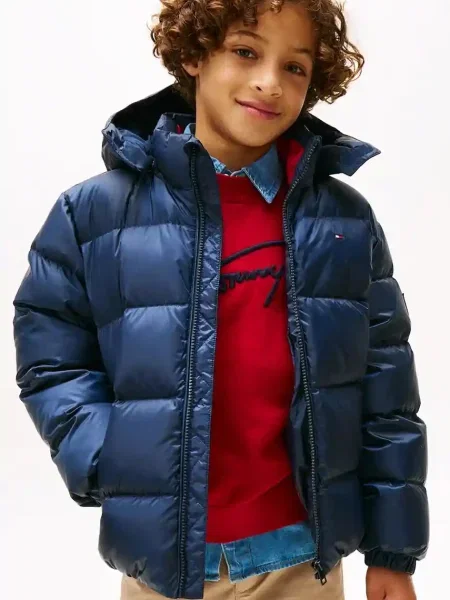 Tommy Hilfiger geacă de puf pentru copii
