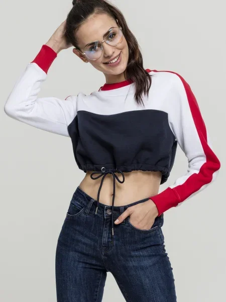 Geacă Urban Classics cu dungi alb