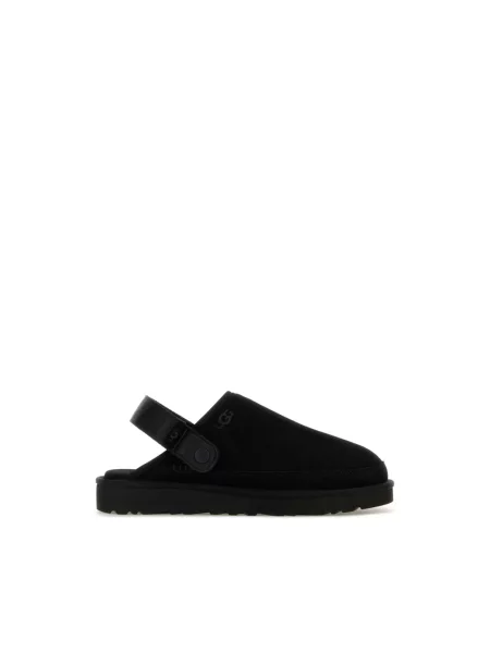 Klapki Ugg zamszowe czarne