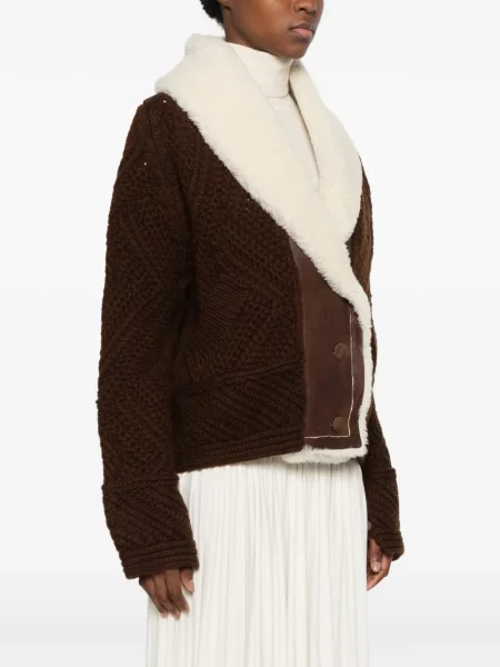 Megztas striukė Ermanno Scervino chunky ruda