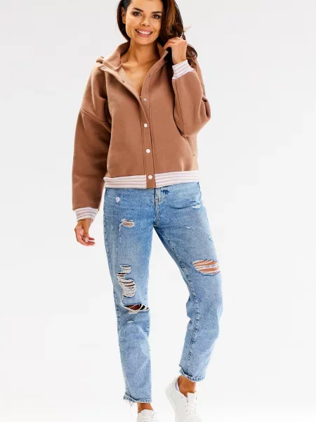 Bluza z kapturem Awama brązowa