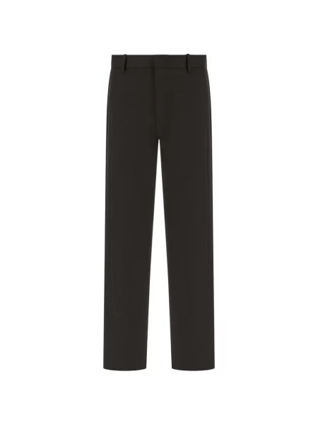 Blugi drepți Fendi negru