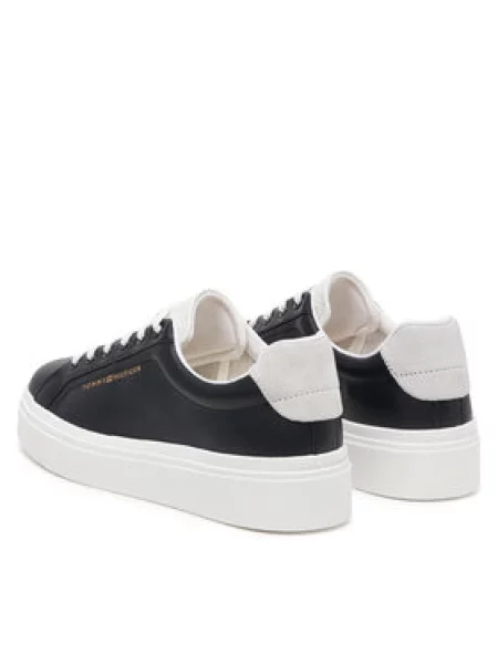 Tommy Hilfiger Laisvalaikio batai Th Feminine Platform Monogram juoda