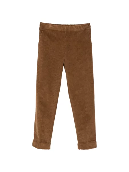 Pantaloni Why Ci de catifea cord maro