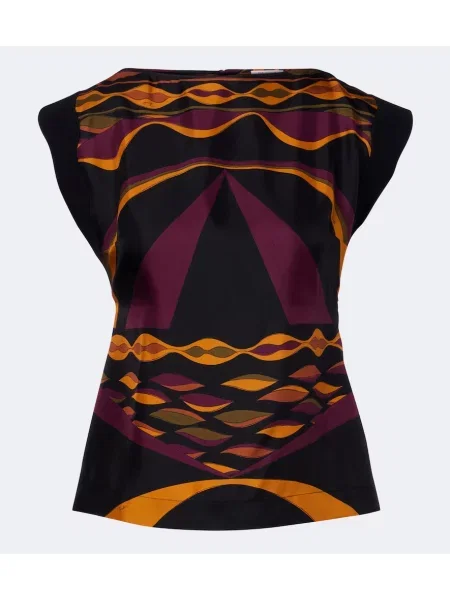 Top Pucci de mătase