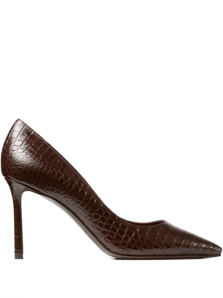 Pantofi cu toc Jimmy Choo maro