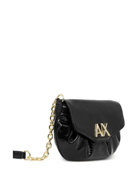 Colier Armani Exchange cu autograf negru