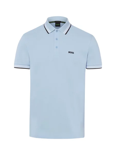 BOSS Green koszulka polo Paddy Mężczyźni M niebieski