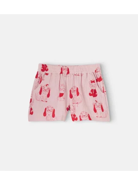 Gyerek rövidnadrág Mini Rodini rózsaszín