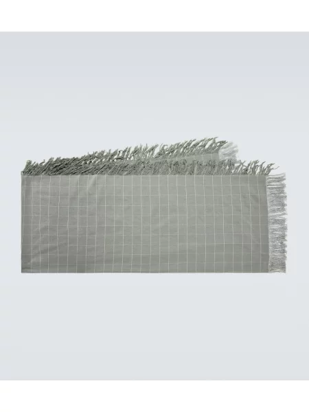 Šal Undercover s karirastim vzorcem siva