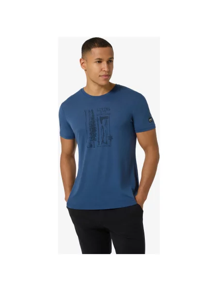 Koszulka SUPER.NATURAL M Fishing Adventure Tee niebieska