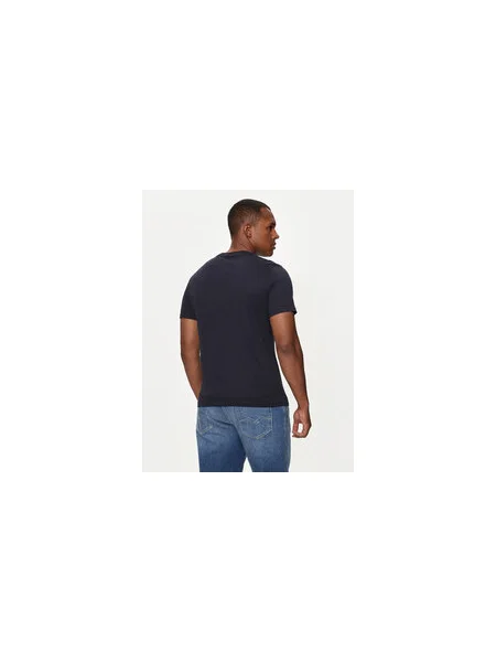 Guess Jeans Póló Slim Fit sötétkék