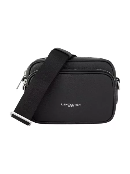 Torebka crossbody Lancaster skórzana czarna