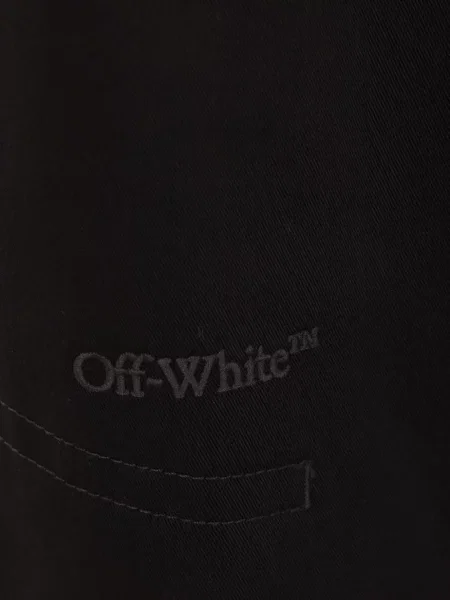Šortky cargo Off-white biela
