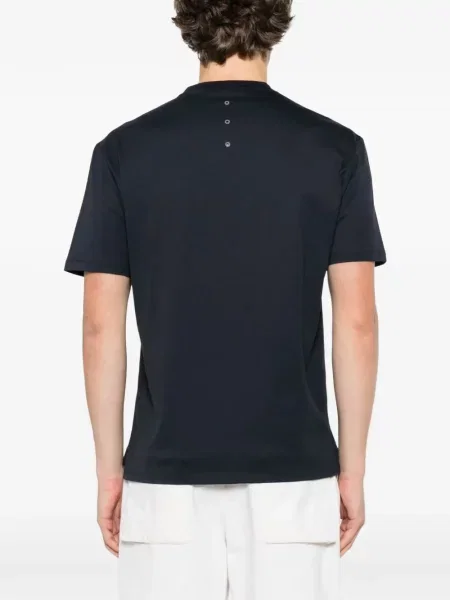 Tricou Premiata cu imagine cu decolteu rotund albastru