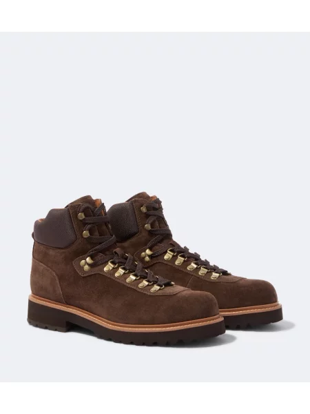 Botine Polo Ralph Lauren din piele de căprioară maro