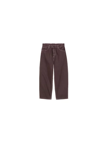 Carhartt WIP Brandon Pant jeansy relaxed fit brązowe