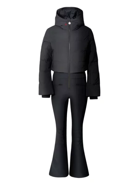 Bluza z kapturem Perfect Moment polarowa z kapturem dzwony czarna