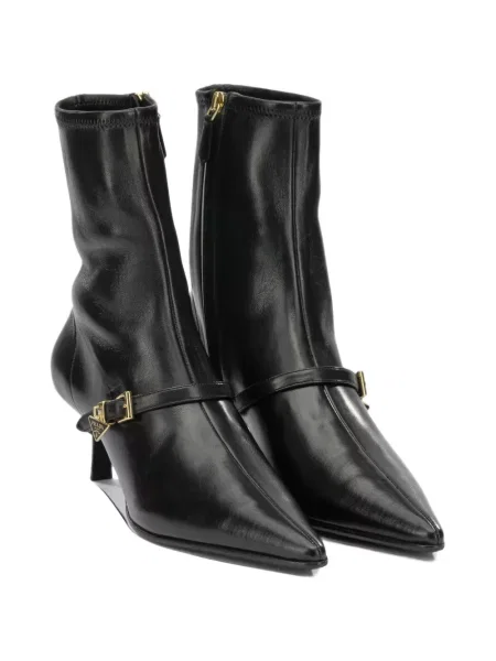 Botine Prada din piele negru