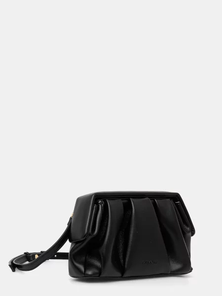 Themoire torebka Athena czarna