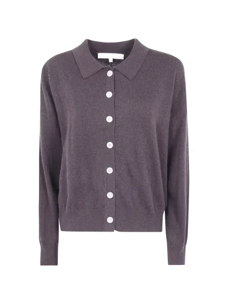 Tricou polo Absolut Cashmere din cașmir maro