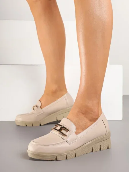 Mocasini Cariella bej