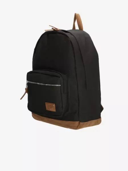 Enrico Benetti Santiago Notebook 22 l Black Backpack Black μαύρο