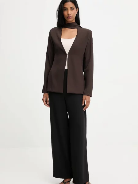 Піджак Answear.LAB однобортний однотонна коричневий