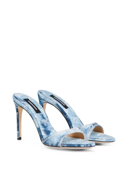 Papuci tip mules Dsquared2 albastru