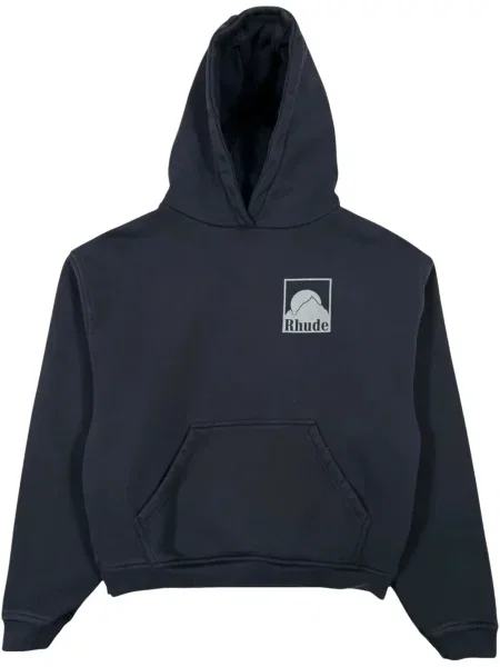 Hanorac cu glugă Rhude negru
