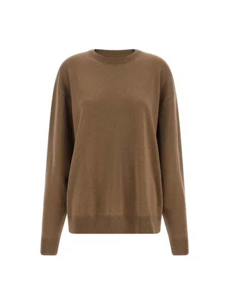Sweter Extreme Cashmere z kaszmiru brązowy